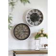 thumbnail image 5 of Black and Ivory Vintage Gear Industrial Wall Clock, 5 of 5
