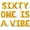 Gold, variant on Letter Balloons - SIXTY ONE IS A VIBE 16" Inch Alphabet Letters Foil Mylar Balloon 61st Birthday Party Banner (Pink)