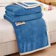 thumbnail image 5 of herpa Fleece Throw Blanket Twin Size for Couch - Thick and Warm, Soft Fuzzy Plush Twin Blanket for Winter, 60x80 Inches, 5 of 5