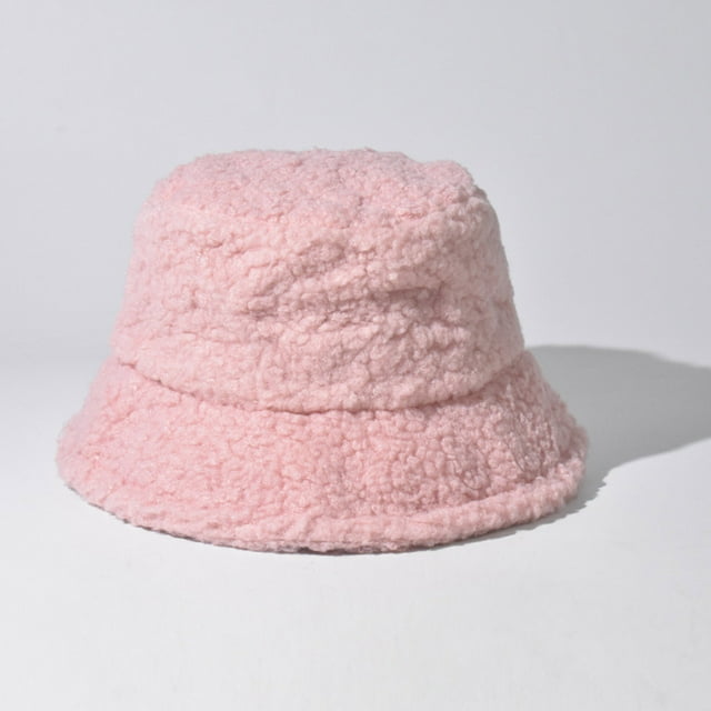LSLJS Ladies Winter Bucket Hat Cute and Warm Caps Hunting Fishing Hat
