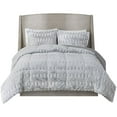 thumbnail image 1 of Madison Park Ensemble de Couette en Fourrure Longue Imprimée 100 % Polyester Gris, 1 of 9
