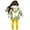Gold, variant on Giunmcul 18 Inch Doll Clothes Set Cotton Jacket and Pants Outfit for 18in 43cm Dolls Fashion Doll Clothing Soft Breathable Materials Realistic Details 1pc