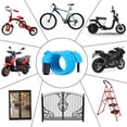 thumbnail image 5 of Candado para bicicleta, equipo de conducción, contraseña de cinco dígitos, cable de acero transparente y resistente al agua y a la oxidación, candado con contraseña para bicicleta de montaña, 5 of 5