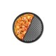 thumbnail image 4 of 1 bandeja para pizza redonda de 31,5 cm con agujeros, bandeja para hornear pizza para suministros de horneado en horno para barbacoa (negro), 4 of 5