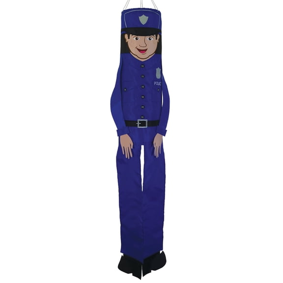 In the Breeze 5151 — Police Officer 40-Inch Breeze Buddy Windsock - Hanging Police Decoration