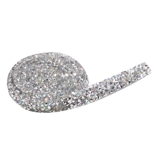 Fiudx Ofertas relámpago del día Cinta adhesiva de resina con diamantes de imitación para taladro de agua de cristal