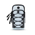 thumbnail image 1 of Minnieouse Bolsa de nailon para almacenamiento de teléfono móvil, resistente al sudor, impermeable, antideslizante, reflectante, elástica, para riñoneras Azul claro, 1 of 6
