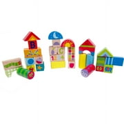 Eric Carle Block Set with Shape Sorter Lid, 30-Piece