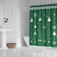 thumbnail image 2 of Red Christmas Bath Curtain,Colorful Balls Pine Trees Snowflake Bathroom Curtain Elegant Shower Curtains for Campus Bathroom Decor Christmas, 2 of 5