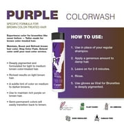 Viral Purple For Brunettes Hair Colorwash