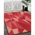 thumbnail image 2 of Ahgly Company Indoor Rectangle Patterned Ferrari Red Area Rugs, 2' x 4', 2 of 6