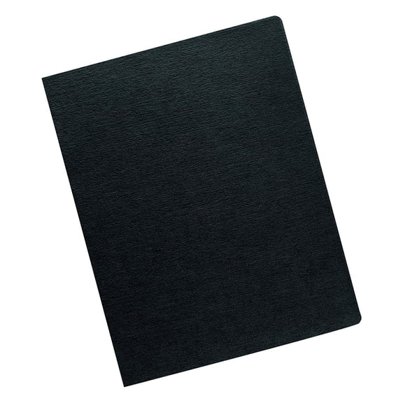 Fellowes Expressions Linen Presentation Covers - Oversize, Black, 200 pack