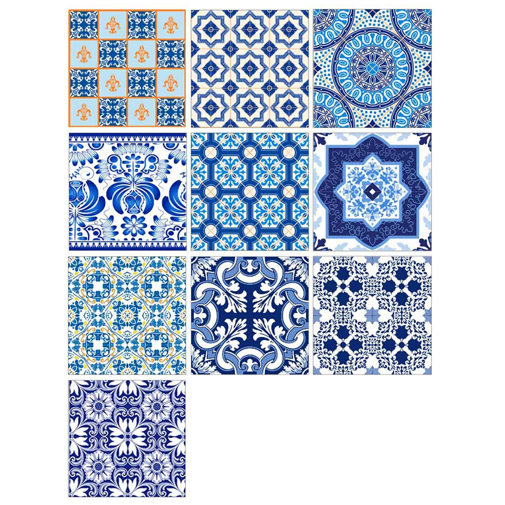 Stickers Floor Tile Wall Vinyl Bathroom Sticker Decals Backsplash