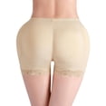 thumbnail image 6 of Xmarks Butt Lifter Panties for Women Seamless Padded Underwear Booty Pads Hip Enhancer Lace Shapewear Boyshorts Skin 2XL, 6 of 13