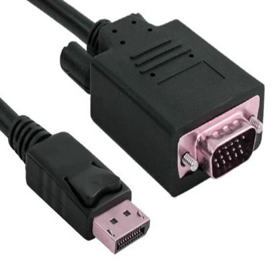 SANOXY Cables and Adapters; 3ft Gold Plated Premium DisplayPort to VGA Male to Male Cable 28AWG