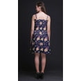 thumbnail image 4 of Bimba Floral Women Smocked Above Knee Cocktail Dress Flowy Summer Sun Dress-XXX-Large, 4 of 5