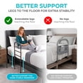 thumbnail image 5 of Stander Wonder Stable Rail, Bedside Assist Railing for Elderly Adults, Senior Bed Handle with Adjustable Legs and Organizer Pouch, ASTM Safety Approved Bedrail, 5 of 10