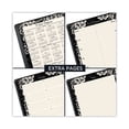 thumbnail image 5 of Lacey Weekly Block Format Professional Appointment Book, Lacey Artwork, 11 x 8.5, Black/White, 13-Month (Jan-Jan): 2024-2025 | Bundle of 2 Each, 5 of 5