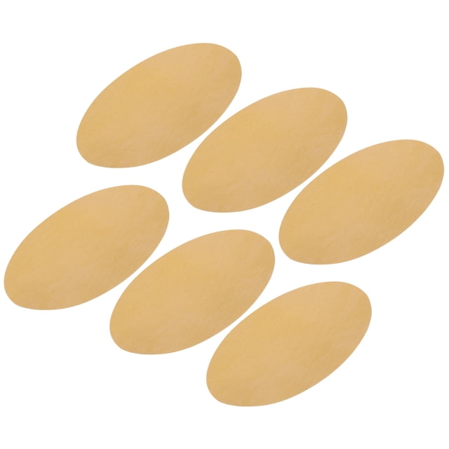 Unique Bargains Patchs en Tissu Thermocollants Coude Genou Patchs de Réparation Kaki pour Réparation de Vêtements Kit de Réparation Lot de 6