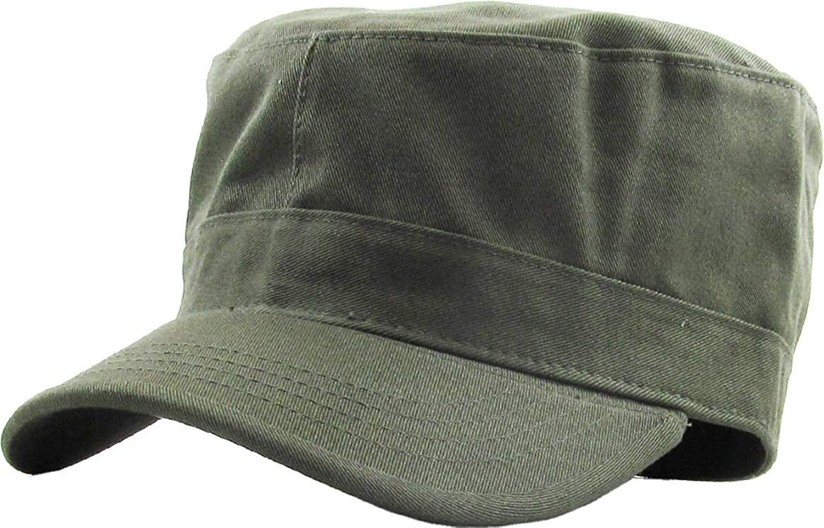 Cadet Army Cap Basic Everyday Military Style Hat Now with STASH Pocket Version Available 