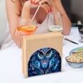 thumbnail image 3 of Yayeee Napkin Holder for Table Kitchen Paper Tissue Organization, Blue Owl Pattern, 3 of 8