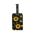 thumbnail image 6 of Balery Sunflowers3 Print Durable Luggage Tags with Secure Strap, Personalized Travel ID Tags for Suitcases, Bags, and Backpacks - Easy Identification for Men and Women, 6 of 8