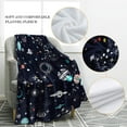 thumbnail image 3 of Universe Planet Blanket Cartoon Galaxy Print Blanket Soft Lightweight for Sofa Couch Bed Office Kids Boys Gift 60"x80", 3 of 6