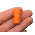 thumbnail image 3 of 10PK Solid Rubber Stoppers - Size: 9mm Bottom, 11.5mm Top, 20mm Length - Orange - Superior Quality, Solid Rubber - Resistant to Acid, Alkali & Ammonia - Eisco Labs, 3 of 4