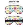 thumbnail image 2 of Goofa Cute French Bulldog Printed Sleep Eye Mask for Men Women, Zero Eye Pressure Sleeping Mask, Light Blocking Night Blindfold, Soft Eye Shade Cover, 2 of 7