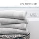 thumbnail image 5 of Juego de Toallas de Baño de 4 Piezas de Hotel de Lujo en Gris Claro: Suaves y Absorbentes para un Secado Rápido de Comfort Canopy, 5 of 14
