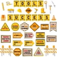 thumbnail image 1 of Juego de tablones de anuncios de construcción Outus 47 piezas para niños, 1 of 7