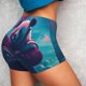 thumbnail image 4 of Balery DJ Panda Hot Air Balloon Pantalones cortos de entrenamiento estampados para mujer, sin costuras, ajustados, para gimnasio, yoga, correr, deportes, ejercicio activo, fitness.-XX-Large, 4 of 8