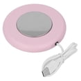 thumbnail image 4 of Calentador de taza de café 10W DC5V Calentador de taza USB 55 °C Temperatura constante Ahorro de energía Calentador de té para oficina Rosa, 4 of 14