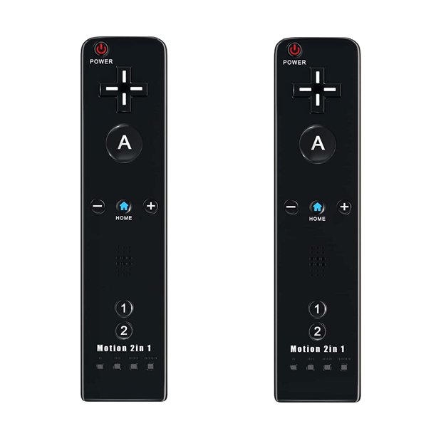 2packs Remote Controller for Wii , Builtin Motion Plus Remote Compatible with Nintendo Wii and