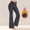 Dark Gray, variant on Fleece Yoga Pants Black Petite High Wasited Flared Leggings Tummy Control Casual Leggings,XL