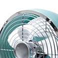thumbnail image 6 of (2 pack) Better Homes & Gardens 5" 3-Speed Mint Retro Personal Metal Drum Fan, 6 of 11