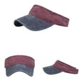 thumbnail image 3 of AUNVITO Women's Outdoor Baseball Cap Adjustable Navy Blue with Curved Bill Casual and Sporty Style, 3 of 4