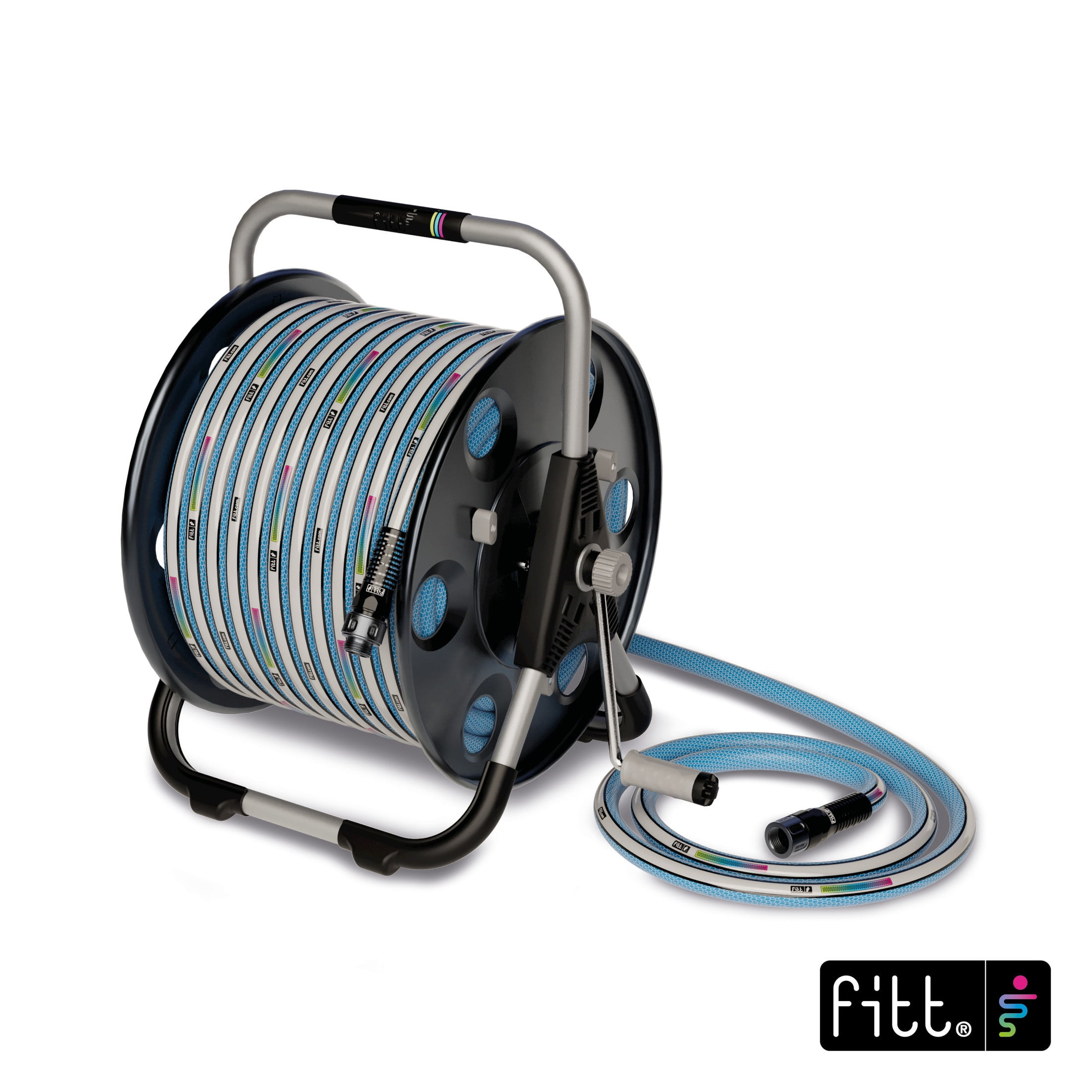 FITT Quantum Hose Reel, with 100ft x 5/8” Hose