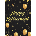thumbnail image 4 of Golden Balloon Happy Retirement Party Banner Event Decoration Gold Stars Gift Design for Retirement Celebration Indoor Party Decoration Office Event, 4 of 7