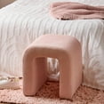 thumbnail image 4 of Bouclair Ottoman en Velours Côtelé Rose, 4 of 4