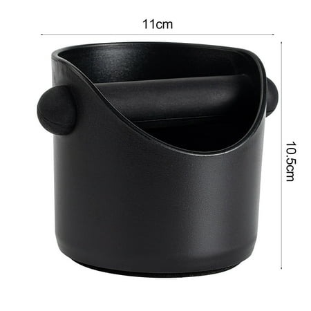 

Espresso Knock Box Large Capacity Coffee Knock Bucket Square Coffee Knock Box Large Opening Espresso Dump Bin Cafe Supplies