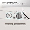 thumbnail image 3 of HOROW T30-NE Non-Electric Smart Bidet Toilet, Power-Free with Dual Wash Nozzles, ADA Chair Height, Foot Kick Flush, 10'' Rough in, 3 of 14