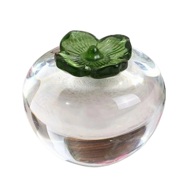 Figura de caqui de cristal, estatua portátil de caqui para festivales, tiendas y hoteles. Claro