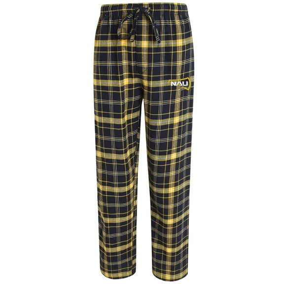 Men's Concepts Sport Navy/Gold Northern Arizona Lumberjacks Ultimate Flannel Pants