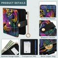 thumbnail image 5 of Small Wallet For Women Bifold Leather Pocket Coin Credit Card Holder With RFID Blocking Intricate Designs, 5 of 6
