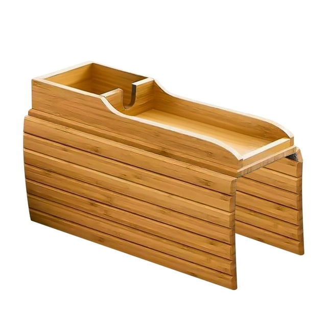 Portavasos para sofá Portavasos para bebidas y refrigerios Bandeja para brazos de sofá y portavasos Plegable para sillón reclinable o sofá de dos plazas