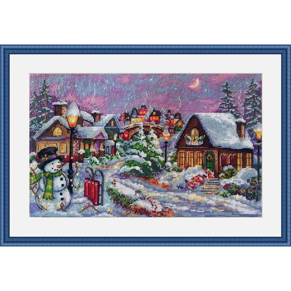Merejka Counted Cross Stitch Kit Christmas Night