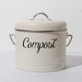 thumbnail image 2 of Contenedor de de cocina de compostaje de metal de carbón de compost de encimera Filtración de olores con asa para de alimentos Compostador de Sitio B, 2 of 6