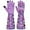 Deep Purple-laege, variant on Long Gardening Gloves for Women Thorn Proof Leather Garden Gloves Breathable Working Gloves for Women Yard Outdoor