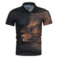 thumbnail image 5 of Cameland Tenue d'Été pour Hommes Chemise de Mode Décontractée à Manches Courtes Col Rabattu Blouse et Chemise, 5 of 5